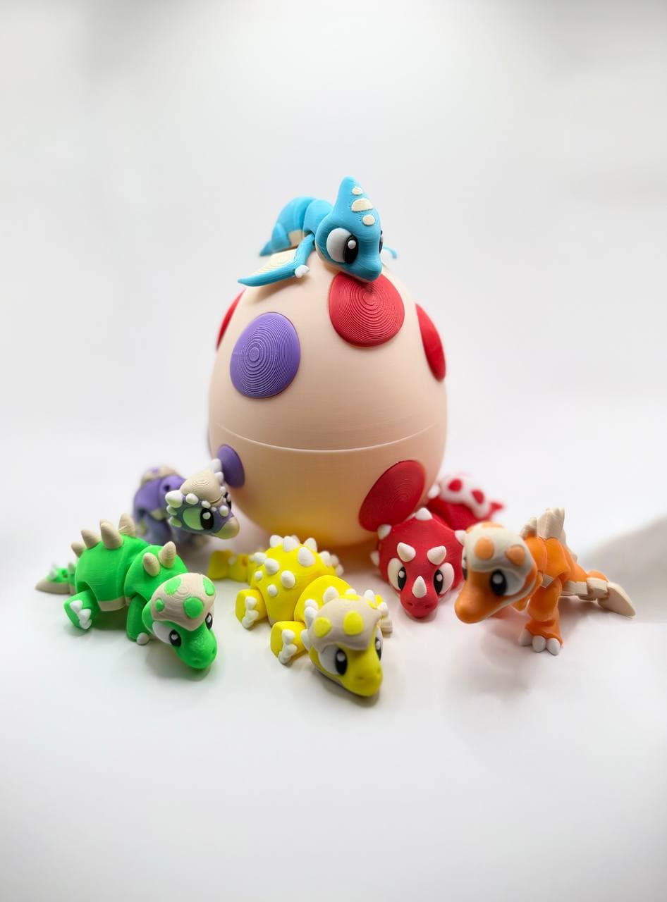 6 Dinos + 1 giant eggs